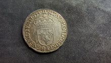 Charger l'image dans la galerie, 1/2 Ecu Argent Louis XIV à la Mèche longue 1655 L (Ref 3847)
