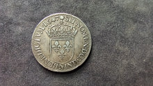 Charger l'image dans la galerie, 1/2 Ecu Argent Louis XIV à la Mèche Longue 1647 N (Ref 3872)
