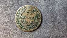 Charger l'image dans la galerie, Haiti : Un Centime 1846 (Ref 3906)
