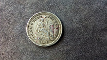 Charger l'image dans la galerie, Pérou : 1/2 Real Argent 1860 (Ref 3914)
