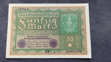 Charger l'image dans la galerie, Allemagne : 50 Mark 1919 comme NEUF (Ref 3935)
