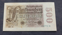 Charger l'image dans la galerie, Allemagne : 500 Millionen Mark 1923 SPL (Ref 3937)
