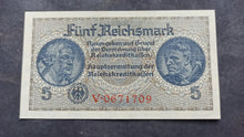 Charger l'image dans la galerie, Allemagne : 5 Reichsmark 1939-45 SPL (Ref 3944)
