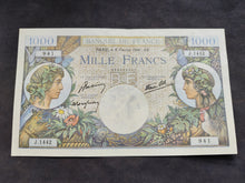 Charger l'image dans la galerie, 1000 Francs Commerce &amp; Industrie (6-2-1941) (Ref 3983)
