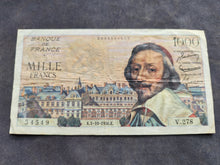 Charger l'image dans la galerie, 1000 Francs Richelieu (4-10-1956) (Ref 3991)

