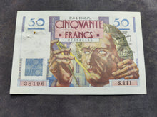 Charger l'image dans la galerie, 50 Francs Verrier (8-4-1948) (Ref 3999)
