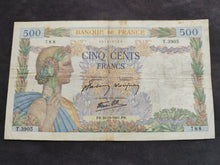 Charger l'image dans la galerie, 500 francs La Paix (30-10-1941) (Ref 4003)
