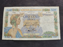 Charger l'image dans la galerie, 500 francs La Paix (31-7-1941) (Ref 4005)

