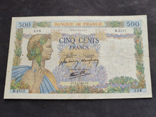 Charger l'image dans la galerie, 500 francs La Paix (6-2-1941) (Ref 4007)
