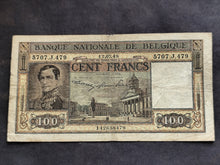 Charger l'image dans la galerie, Belgique : 100 Francs 1938 (Ref 4033)

