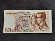 Charger l'image dans la galerie, Belgique : 50 Francs 1966 (Ref 4034)
