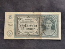 Charger l'image dans la galerie, Bohème &amp; Moravie : 5 Korun 1940 (Ref 4035)
