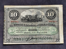 Charger l'image dans la galerie, Cuba : 10 Pesos 1896 (Ref 4077)
