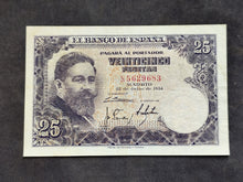 Charger l'image dans la galerie, Espagne : 25 Pesetas 1954 (Ref 4089)
