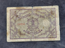 Charger l'image dans la galerie, Espagne : 1 Peseta 1937 Conseil Municipal Guixols (Ref 4097)
