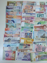 Charger l'image dans la galerie, Lot de 80 Billets du Monde Tous Différents NEUFS

