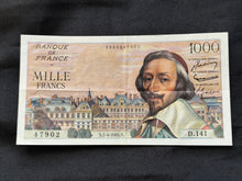Charger l'image dans la galerie, 1000 Francs Richelieu (7-4-1955) (Ref 4244)
