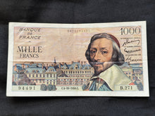 Charger l'image dans la galerie, 1000 Francs Richelieu (4-10-1956) (Ref 4245)
