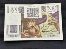 Charger l'image dans la galerie, 500 Francs Chateaubriand (4-9-1952) (Ref 4248)
