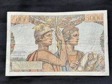 Charger l'image dans la galerie, 5000 Francs Terre &amp; Mer (5-4-1951) (Ref 4241)
