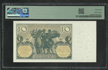 Charger l&#39;image dans la galerie, Poland : 10 Zlotych 1929 ; PMG : Choice UNC 64 ; EPQ (Ref 1879)
