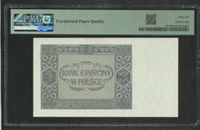 Charger l&#39;image dans la galerie, Poland : 5 Zlotych 1941 ; PMG : Gem UNC 66 ; EPQ (Ref 1877)
