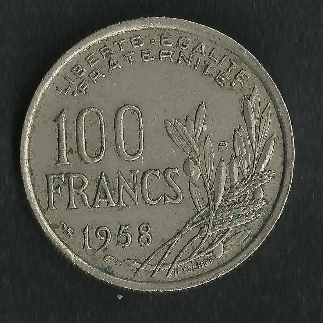 100 Francs Cochet 1958 B