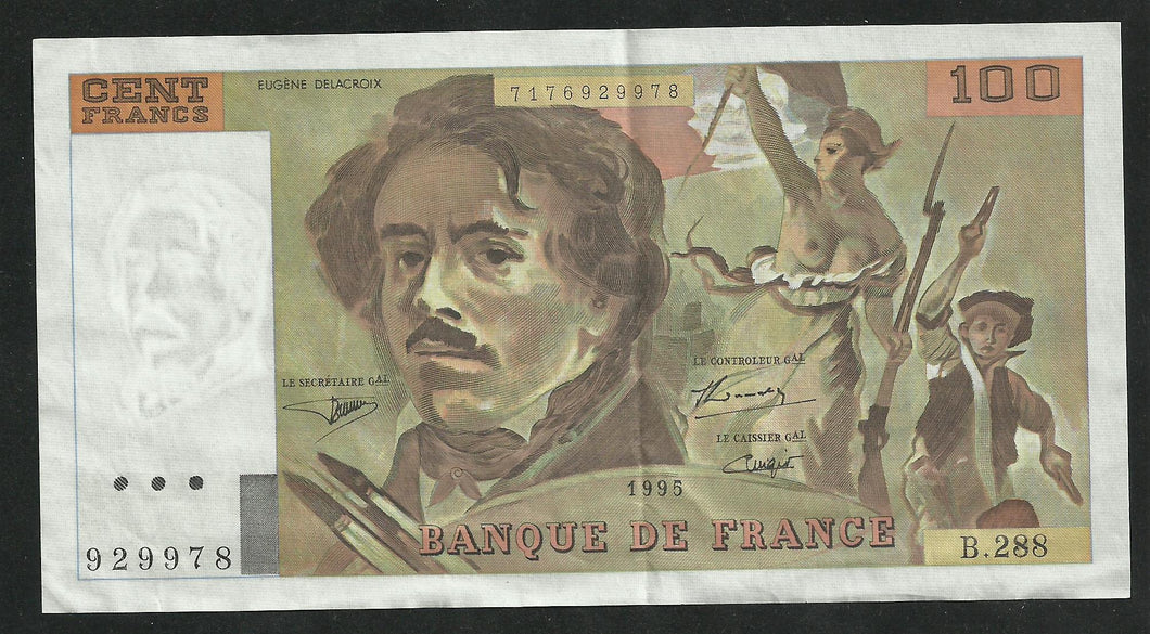 100 Francs Delacroix 1995 f02c SUP / SPL