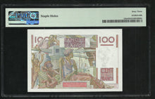 Charger l&#39;image dans la galerie, France : 100 Francs (18-4-1946) ; PMG : Choice UNC 63 ; EPQ
