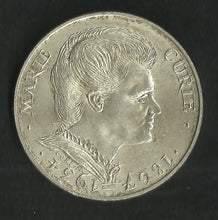 Charger l&#39;image dans la galerie, 100 Francs Argent Commémorative 1984 Marie Curie

