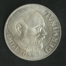 Charger l&#39;image dans la galerie, 100 Francs Argent Commémorative 1985 Emile Zola
