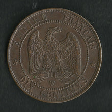 Charger l&#39;image dans la galerie, 10 Centimes Napoléon III Tête Nue 1856 W ; Qualité
