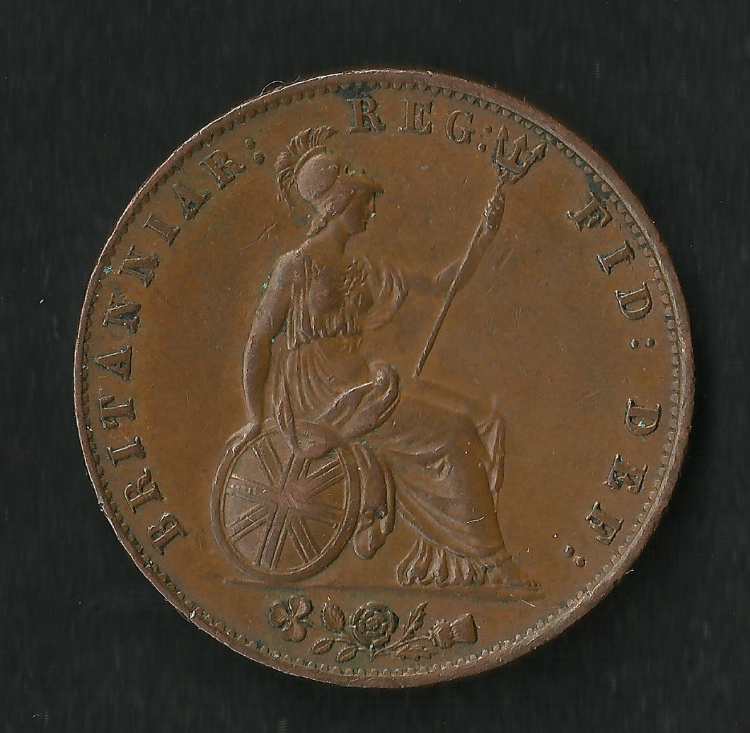 UK / Angleterre : 1/2 Penny 1841 ; Qualité