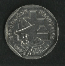 Charger l&#39;image dans la galerie, 2 Francs Commémorative Jean Moulin 1993 ; FDC
