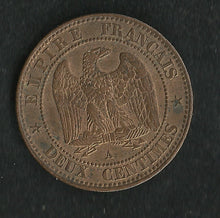 Charger l&#39;image dans la galerie, 2 centimes Napoleon III 1855 A Chien ; Qualité
