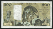 Charger l&#39;image dans la galerie, 500 Francs Pascal (5-11-1987)
