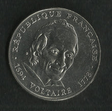 Charger l&#39;image dans la galerie, 5 Francs Commémorative Voltaire 1994 ; FDC
