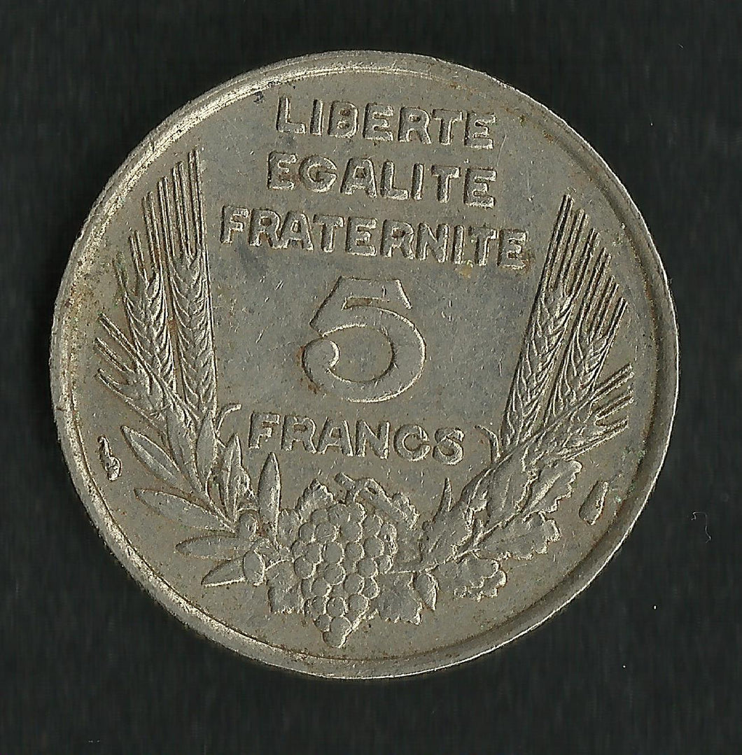 5 Francs Bazor 1933
