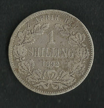 Charger l&#39;image dans la galerie, Afrique du Sud : One Shilling Argent 1892

