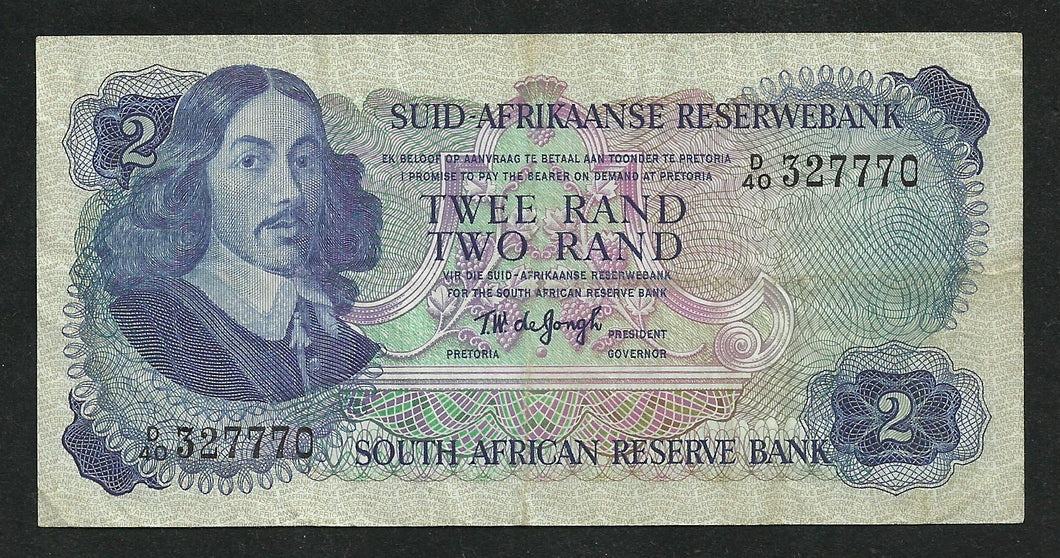 Afrique du Sud : 2 Rand 1974