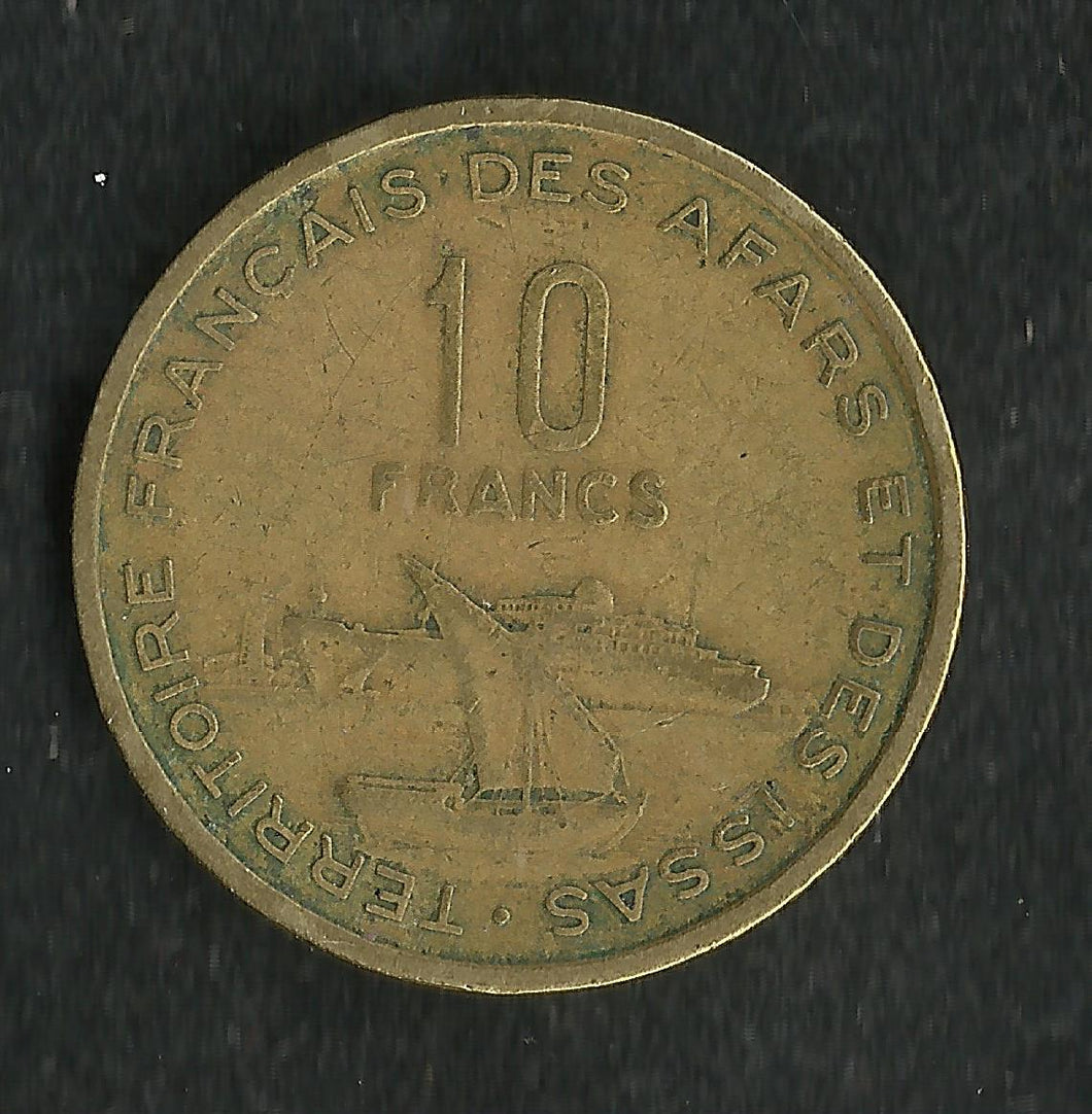 Afars et Issas : 10 Francs 1970