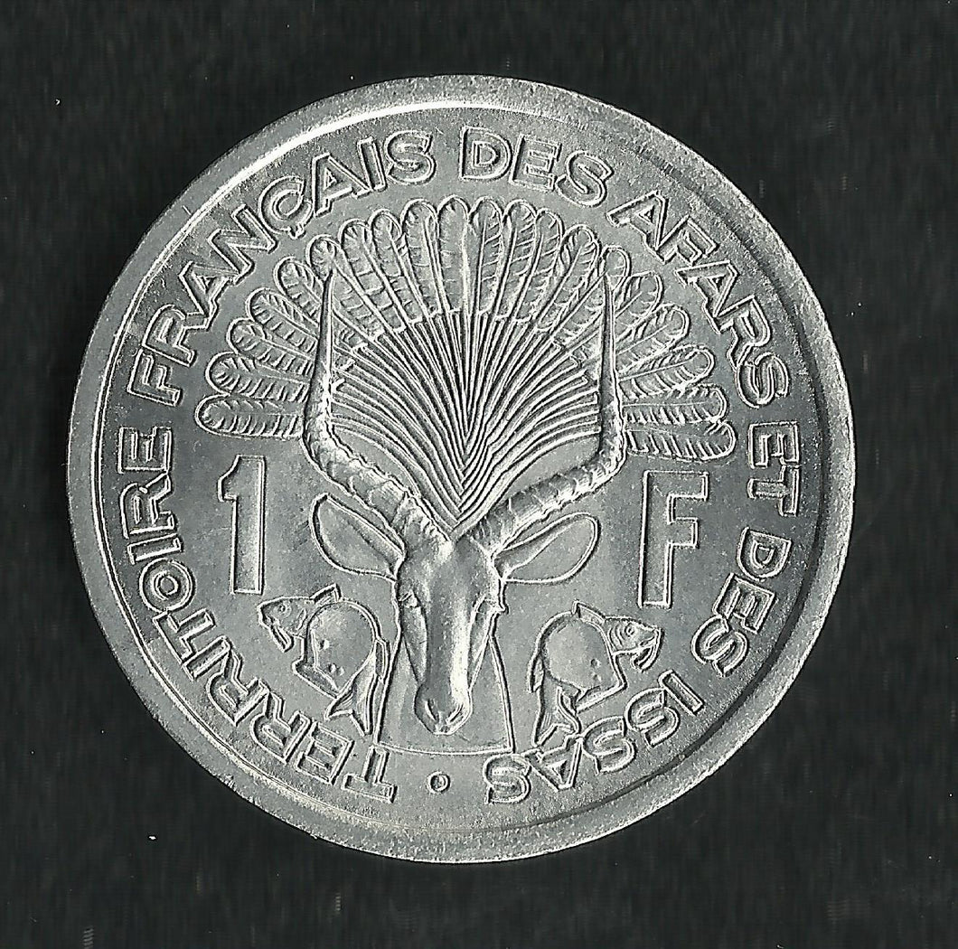 Afars et Issas : 1 Franc 1975 ; UNC