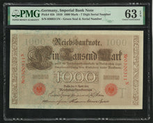 Charger l&#39;image dans la galerie, Germany : 100 Mark 1910 ; PMG : Choice UNC 63 ; EPQ
