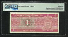 Charger l&#39;image dans la galerie, Netherlands Antilles : 1 Gulden 1970 ; PMG : Superb Gem UNC 68 ; EPQ
