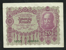 Charger l&#39;image dans la galerie, Autriche : 20 Kronen 1922
