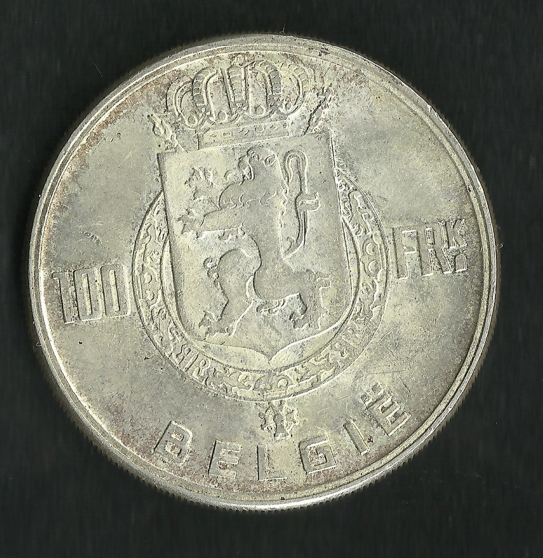 Belgique : 100 Francs Argent 1951 ; Qualité