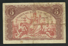 Charger l&#39;image dans la galerie, Belgique : 5 Francs 1914
