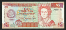 Charger l&#39;image dans la galerie, Belize : 5 Dollars 1990
