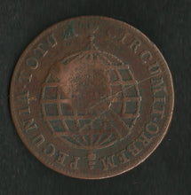 Charger l&#39;image dans la galerie, Brésil : 10 Reis 1809 Contremarque sur 10 Reis 1781
