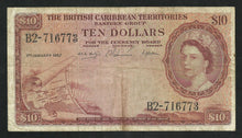 Charger l&#39;image dans la galerie, British Caribbean Territories : 10 Dollars 1957

